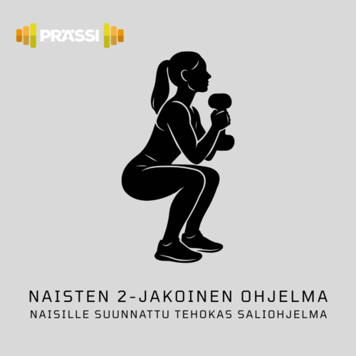 NAISTEN 2-jakoinen saliohjelma + kehonkoostumusmittaus